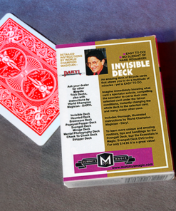 Invisible Deck Red Box Back