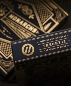 Bottom of tuck Monarchs Playing Cards