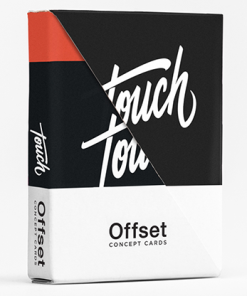 Offset Orange Playing Cards by Cardistry Touch