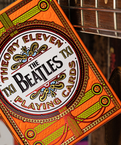 The Beatles (Orange) Playing Cards by theory11