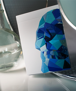 Memento Mori Blue Playing Cards