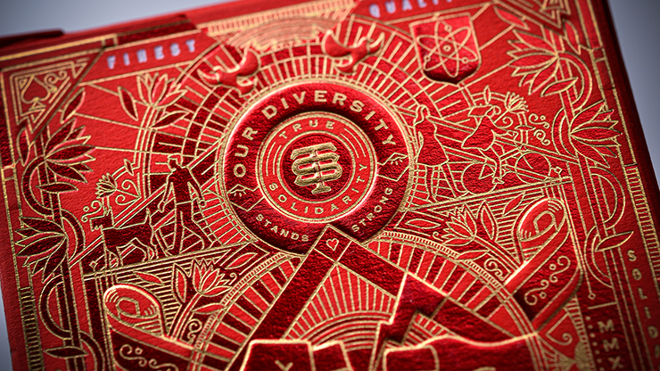 Solidarity (Loving Red) Playing Cards By Riffle Shuffle - Image 5