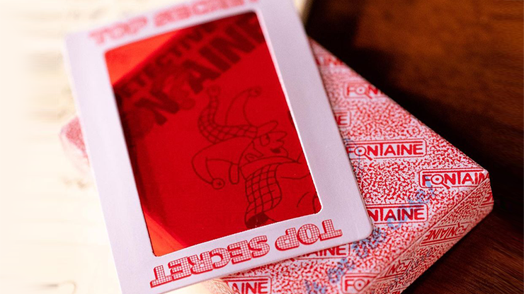 トランプ fontaine F.T.P red playing cards Fontaine Playing Cards - Butterfly Magic Store