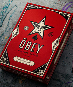 Obey Red Edition Playing Cards